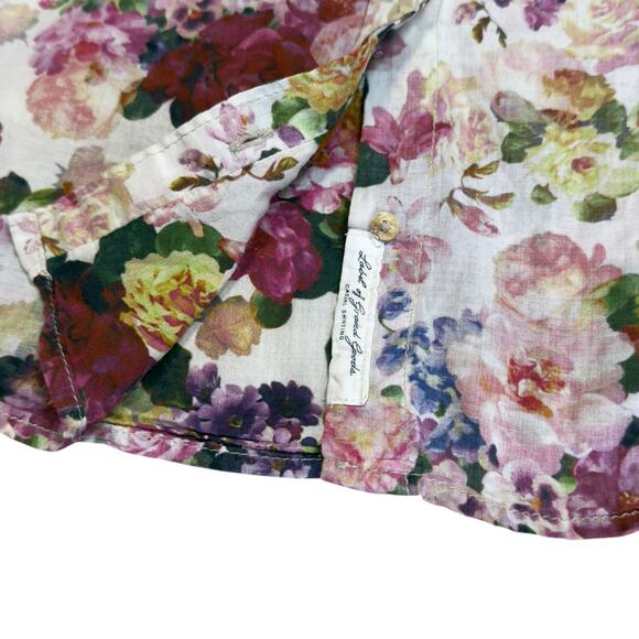 H&M L.O.G.G. Y2k Floral Button Up Blouse size 14 - Picture 6 of 8